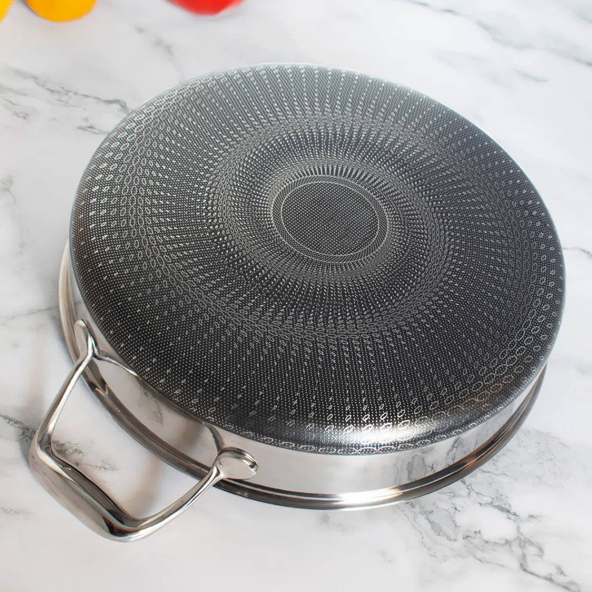 MI - Uutensil Ltd 5-Quart Stainless Hybrid Nonstick Saute Pan with Lid