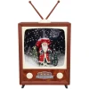 Gordon Companies Inc 12" LED Musical Snowing Santa TV Set