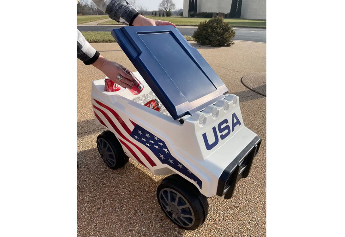 Spectra Merchandising International, Inc. RC American Flag Rover Cooler