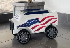 Spectra Merchandising International, Inc. RC American Flag Rover Cooler