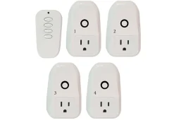 Blackstone International, Ltd. Remote Outlet Switch (Set of 4)