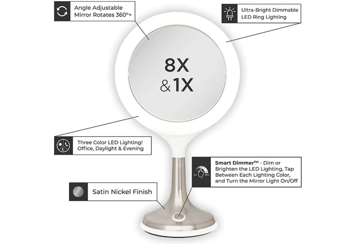 Zadro Inc Ring Light Vanity Mirror
