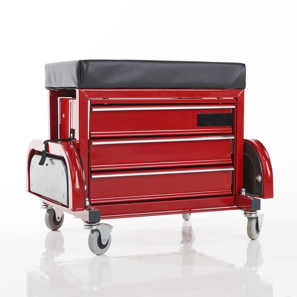 Sharper Image Rolling Toolbox Stool by