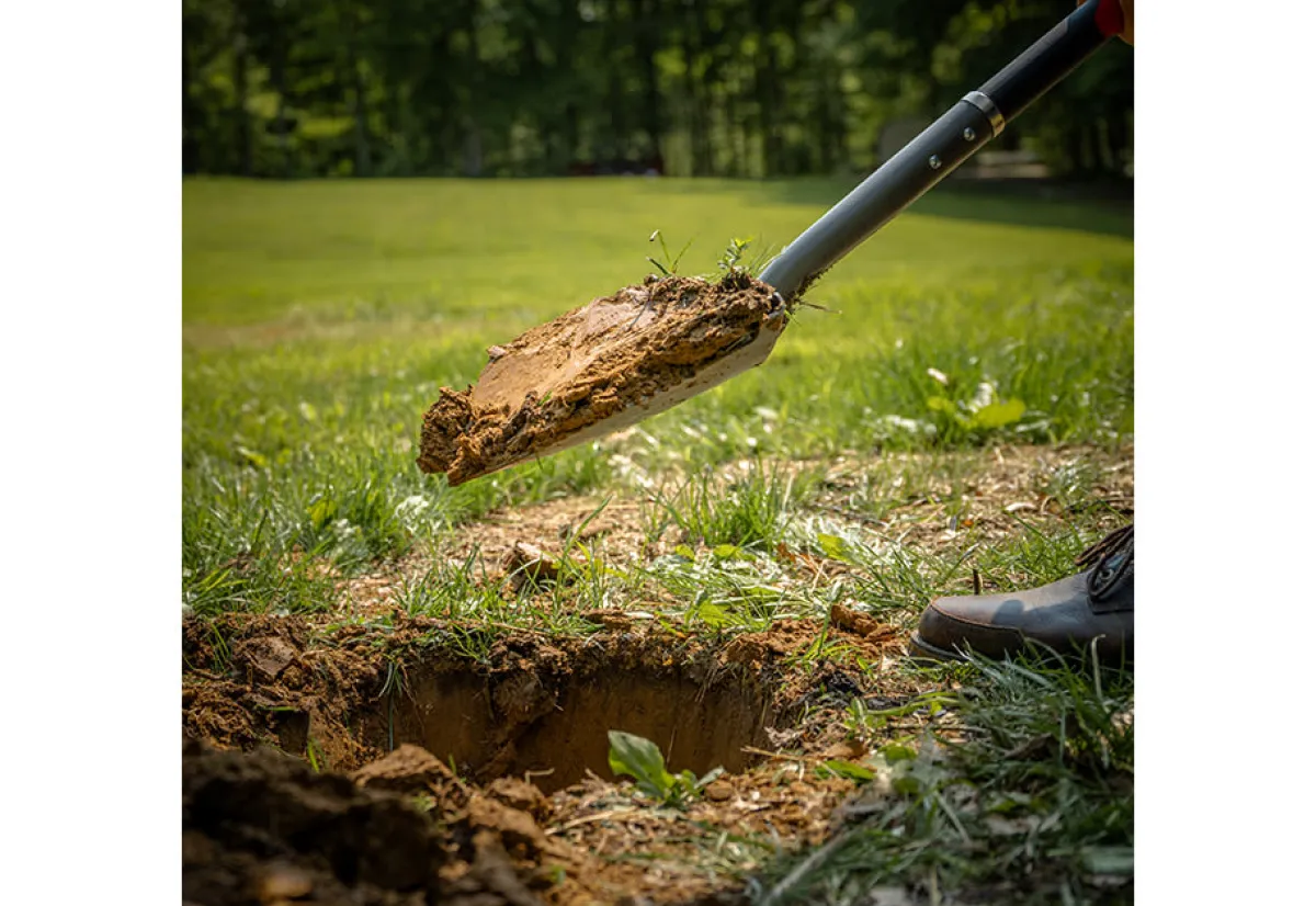 American Lawn Mower Co Root Slayer Round Head Shovel