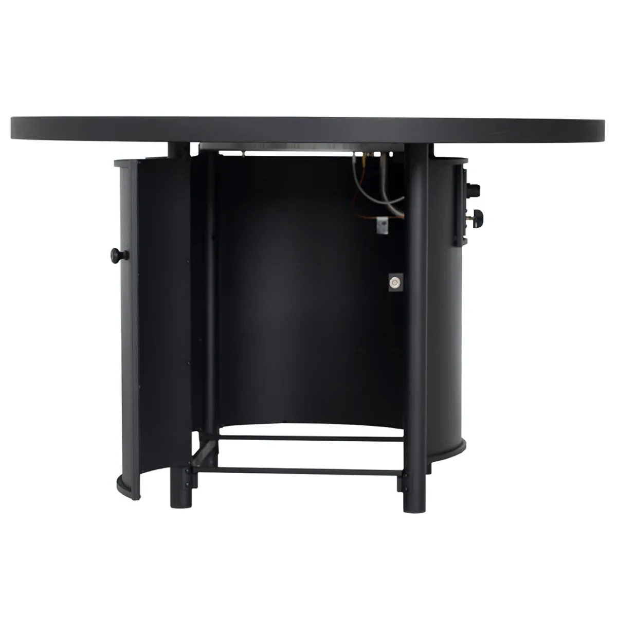 Shinerich International Inc Round Propane Gas Fire Pit Table