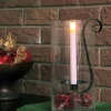 Xodus Innovations Rustic Hurricane with Flameless Wax Taper Candle