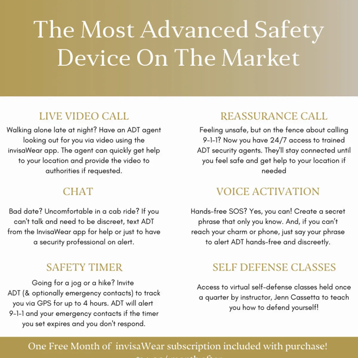 invisaWear Technologies Corporation Safety Classic Keychain