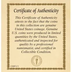 UPM Global LLC Selectively Gold-Layered Presidential Seal JFK Half Dollar Stainless Steel Silvertone Coin Money Clip