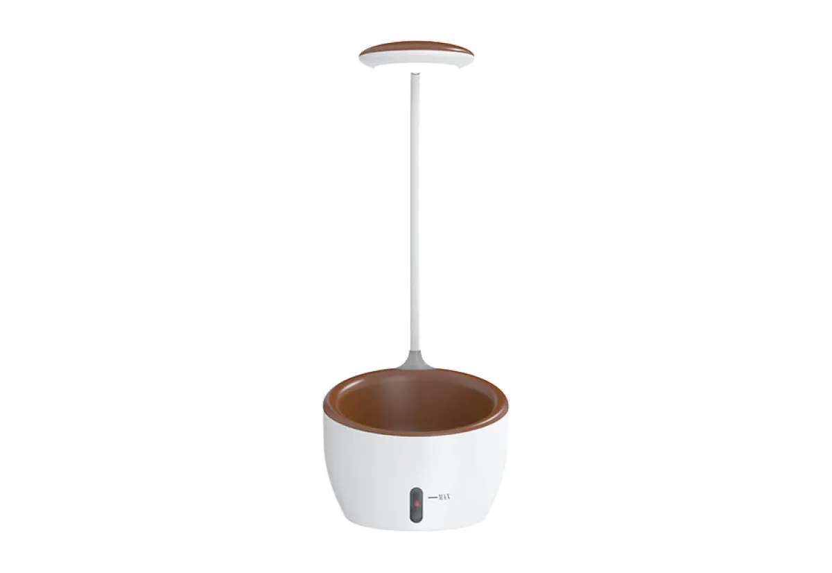 Modern Sprout, LLC. Self-Watering Planter with LED Grow Light