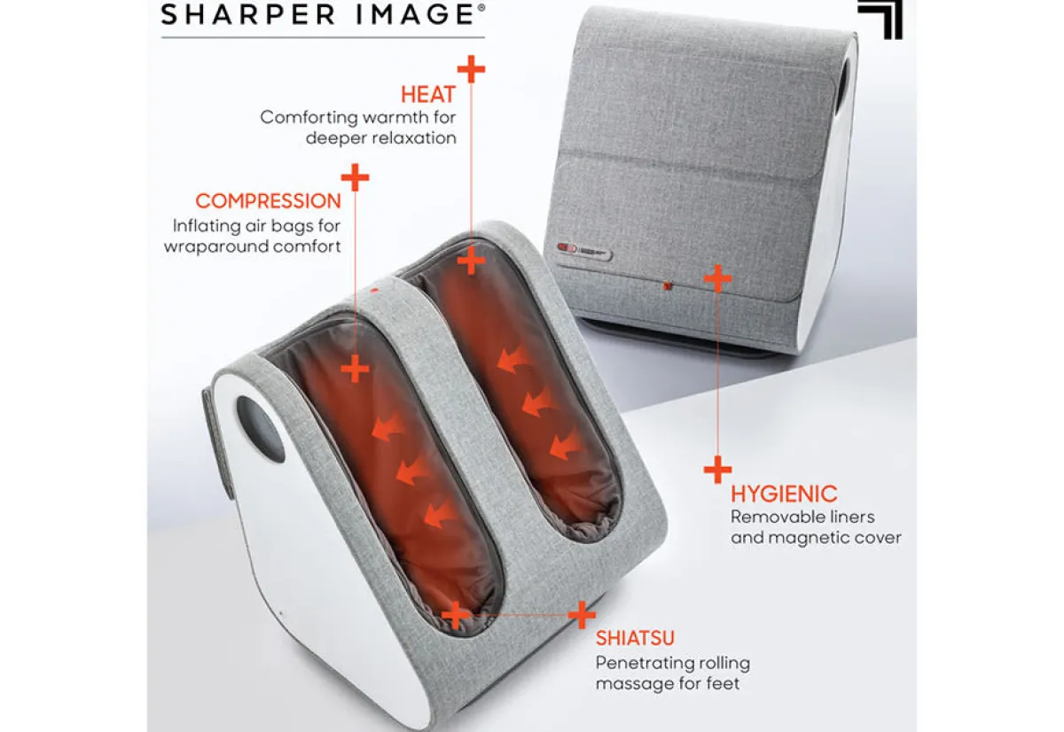 DI - Xiamen Comfier Technology Co., Ltd. Shiatsu Foot and Calf Massager by Sharper Image