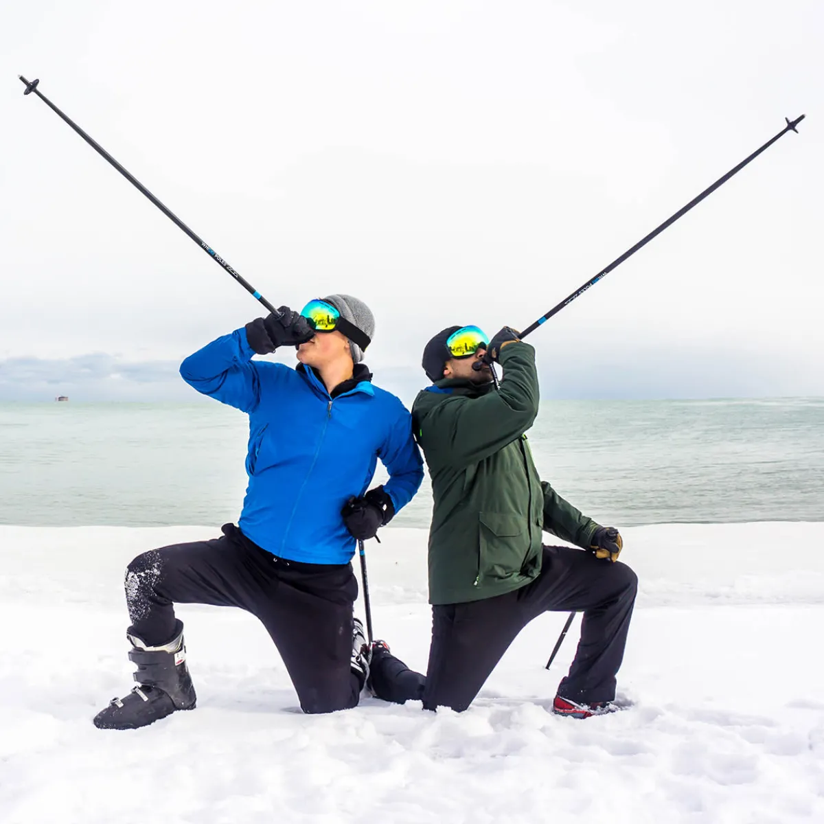 Sharper Image Skiing and Hiking Beverage Dispensers (Set of 2)