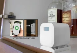 Did U Remember To LLC Smart Cabinet Door Lock with Bluetooth