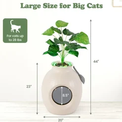 GoPlus (Costway) Smart Plant Hidden Litter Box with Odor Control