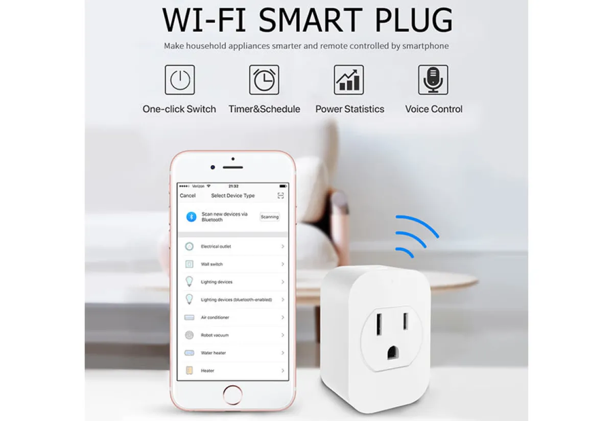 SCTP Inc (RSPA and Sungale) Smart Power Outlet with Wi-Fi