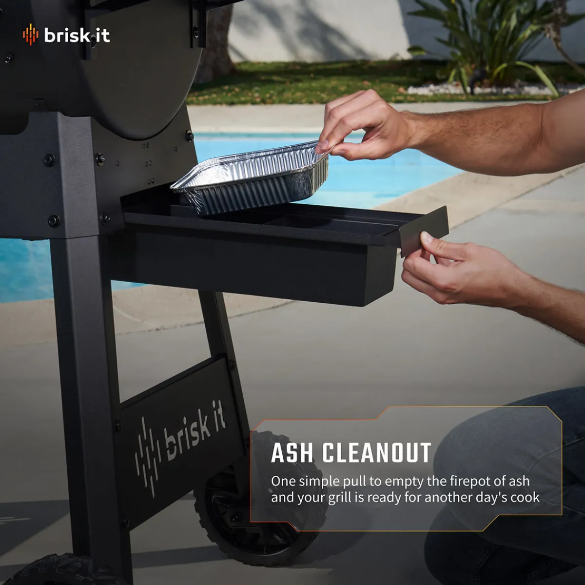 Grill Daddy Brush Co. Smart Wood Pellet Smoker Grill