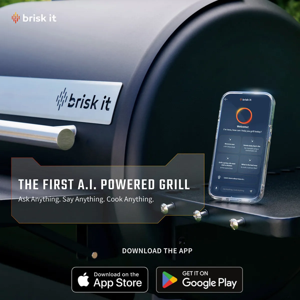 Grill Daddy Brush Co. Smart Wood Pellet Smoker Grill