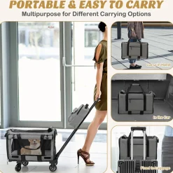 Overland LLC Soft Rolling Pet Carrier