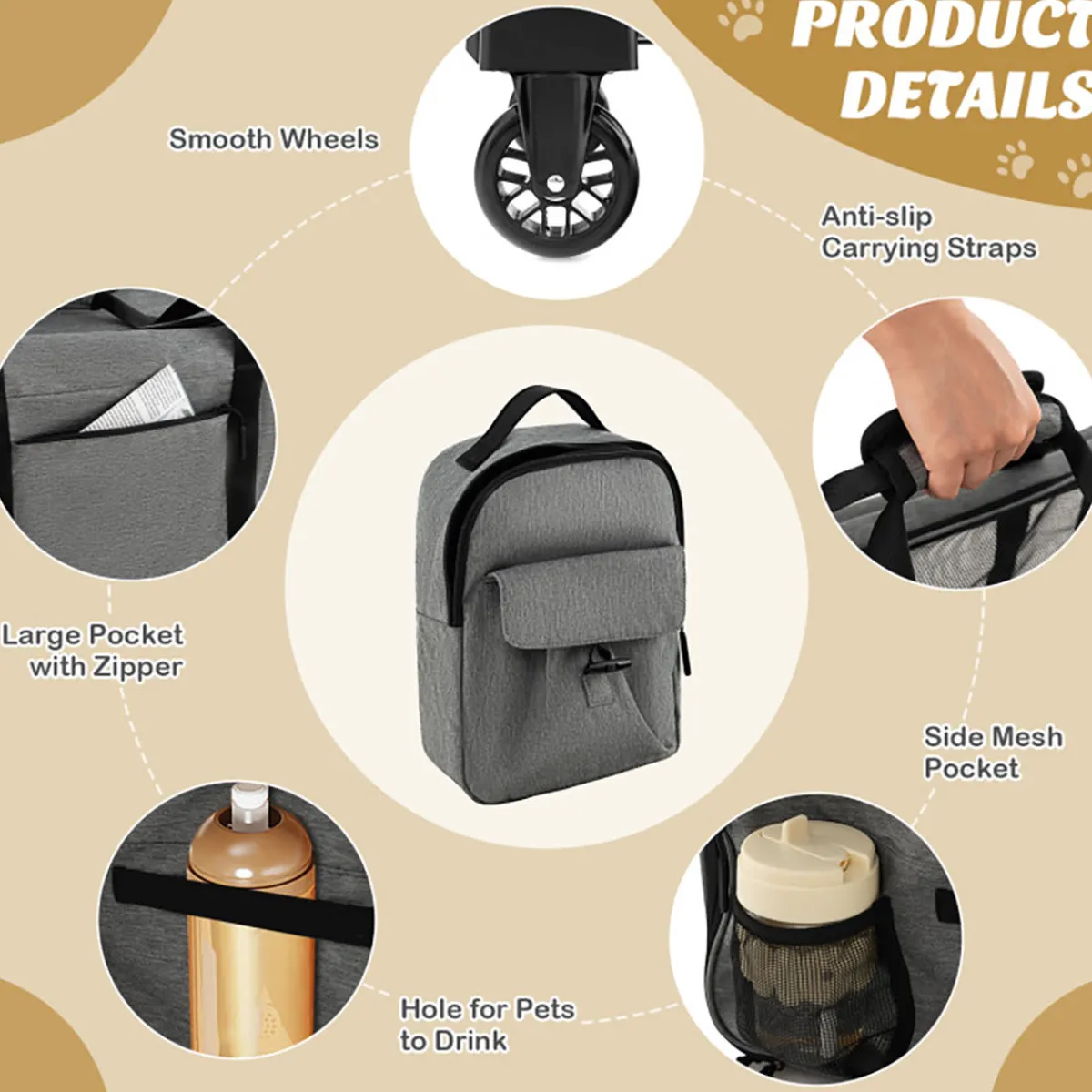 Overland LLC Soft Rolling Pet Carrier