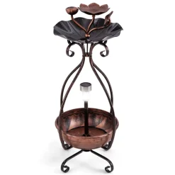 Sharper Image Solar Bird Bath Feeder and Planter