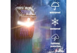 Teleshop Inc. Solar Bug Zapper Motion Sensor Lights