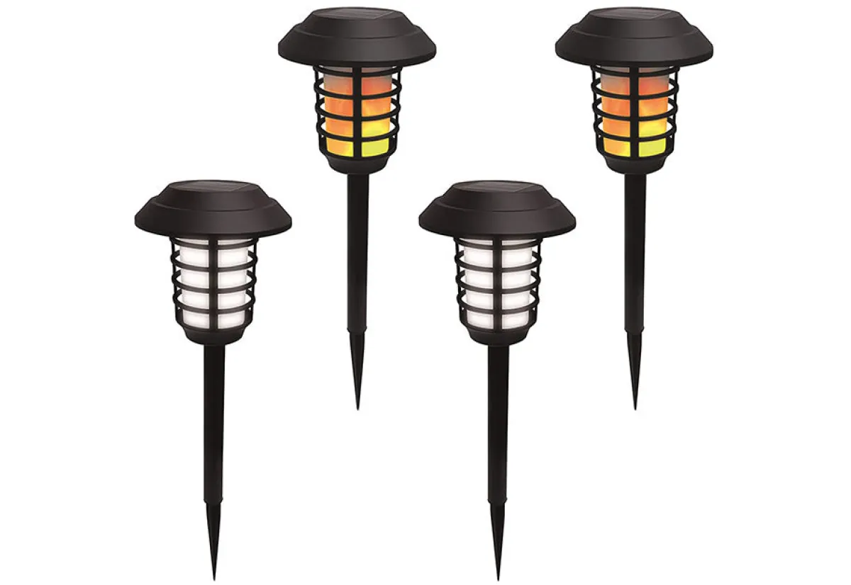 Maxsa Innovations Solar Pathway Lights (Set of 4)