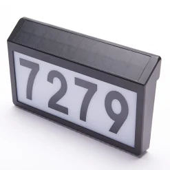 Sharper Image Solar Powered Address Sign