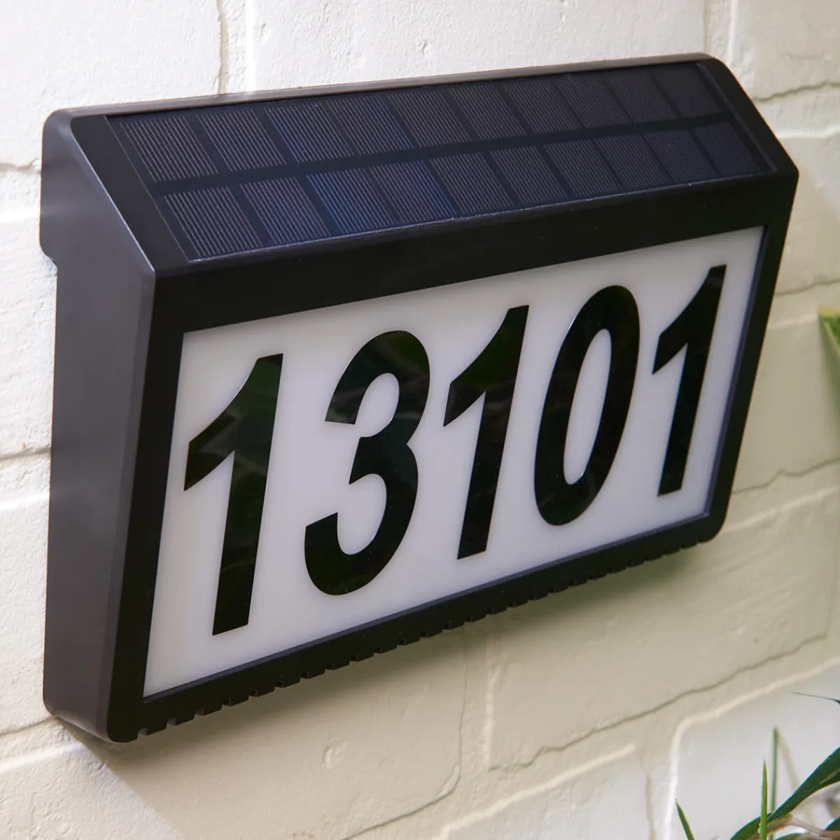 Sharper Image Solar Powered Address Sign