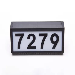 Sharper Image Solar Powered Address Sign