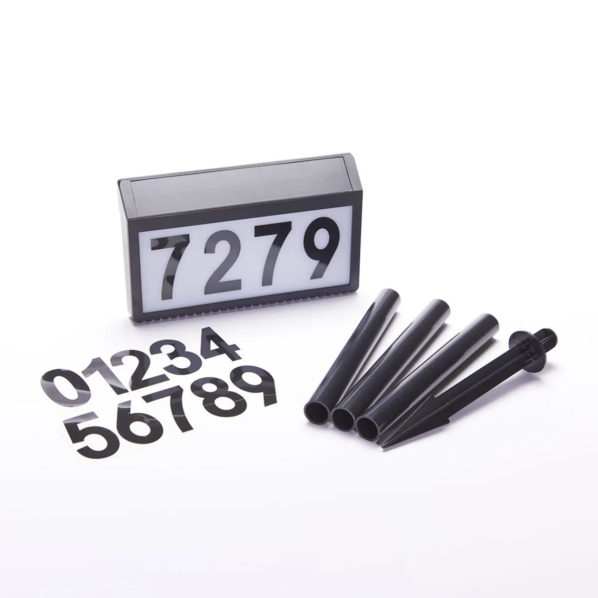 Sharper Image Solar Powered Address Sign