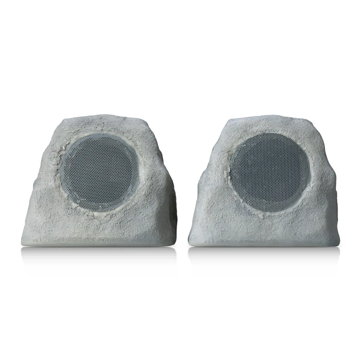 Innovative Concepts u0026 Design dba Gemini Sound Solar Powered Bluetooth Rock Speakers with Multilink (Set of 2)