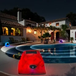 Innovative Concepts u0026 Design dba Gemini Sound Solar Powered Bluetooth Rock Speaker with Multilink
