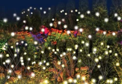 Ontel Products Solar Powered Firefly Garden Lights (Set of 2)