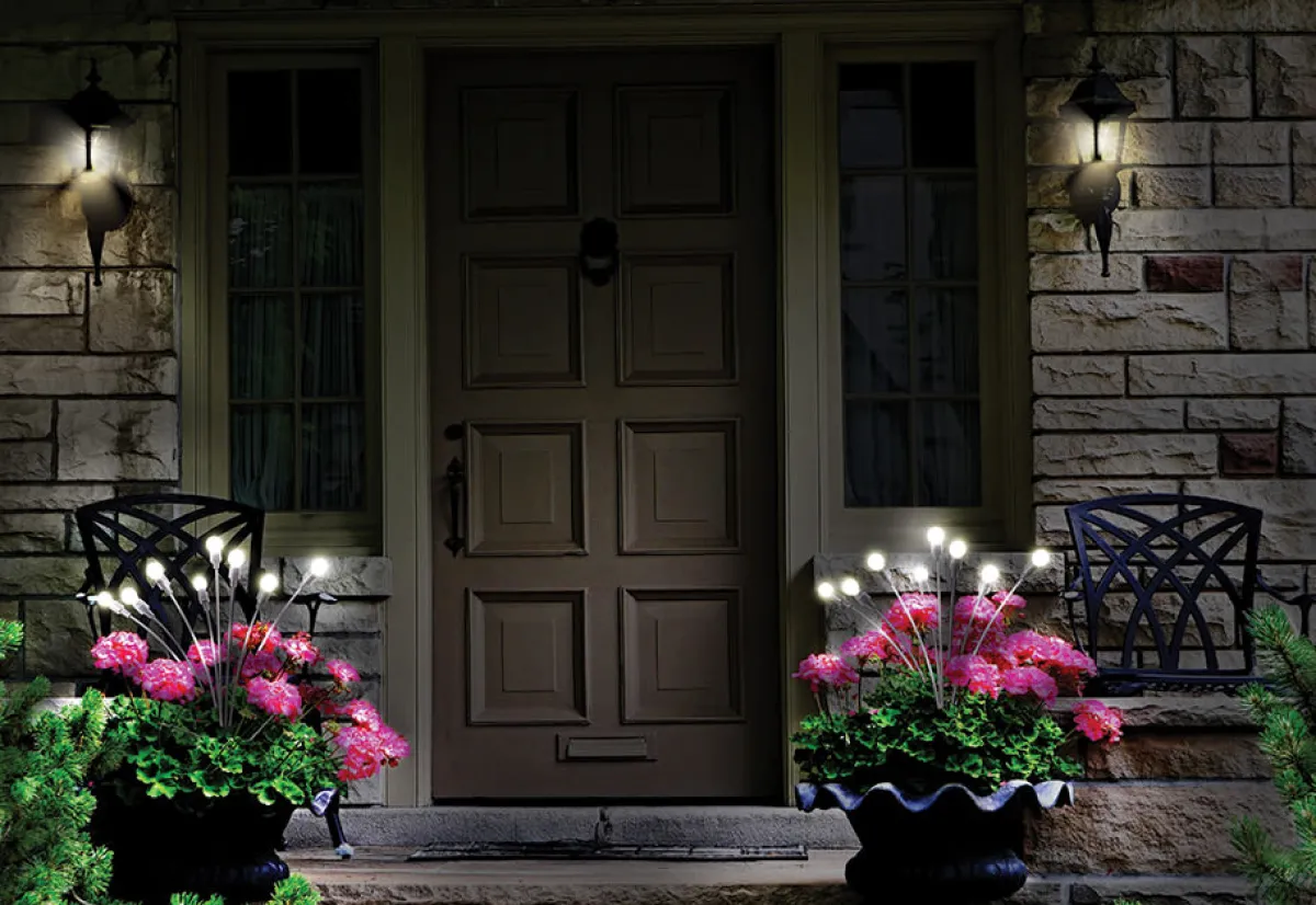Ontel Products Solar Powered Firefly Garden Lights (Set of 2)