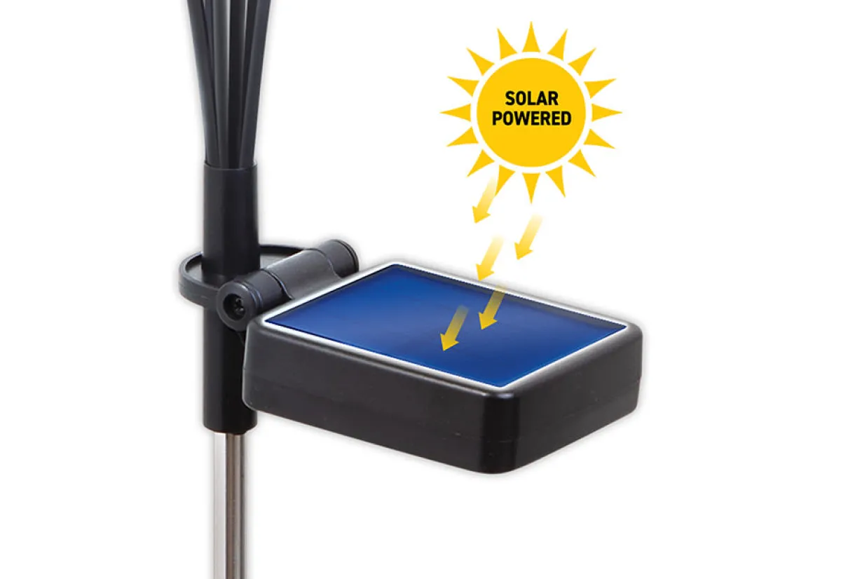 Ontel Products Solar Powered Firefly Garden Lights (Set of 2)