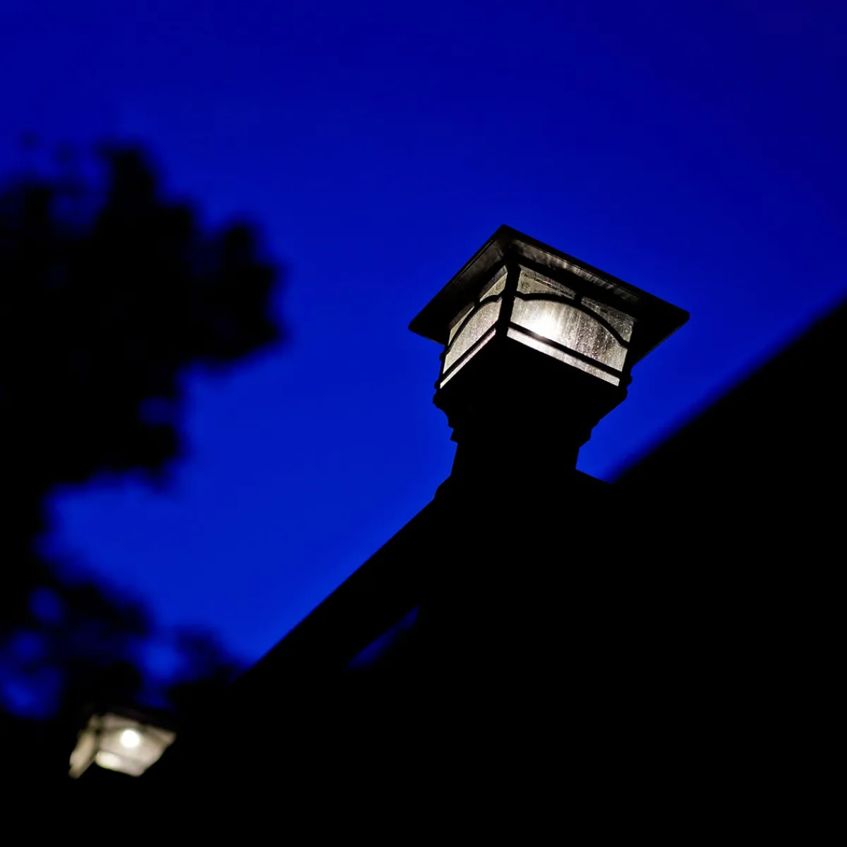 Sharper Image Solar Powered Post Lights (Set of 4)