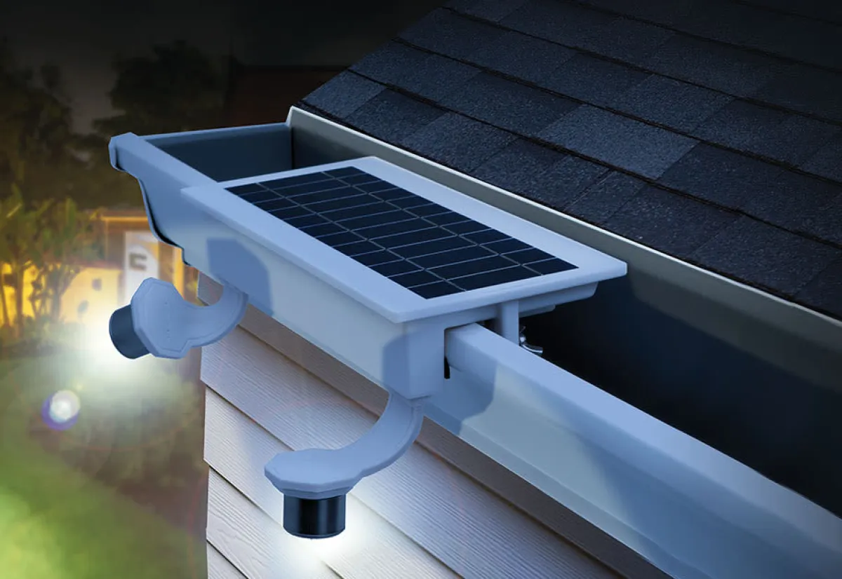 BISS Product Development, LLC Solar Powered Security Spotlight