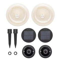 Xodus Innovations Solar-Powered LED Martini Lamp Lights (Set of 2)