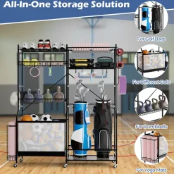 GoPlus (Costway) Sports Equipment Garage Organizer