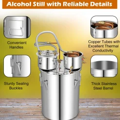 Aibrew Corporation Stainless Steel Home Distillery Kit