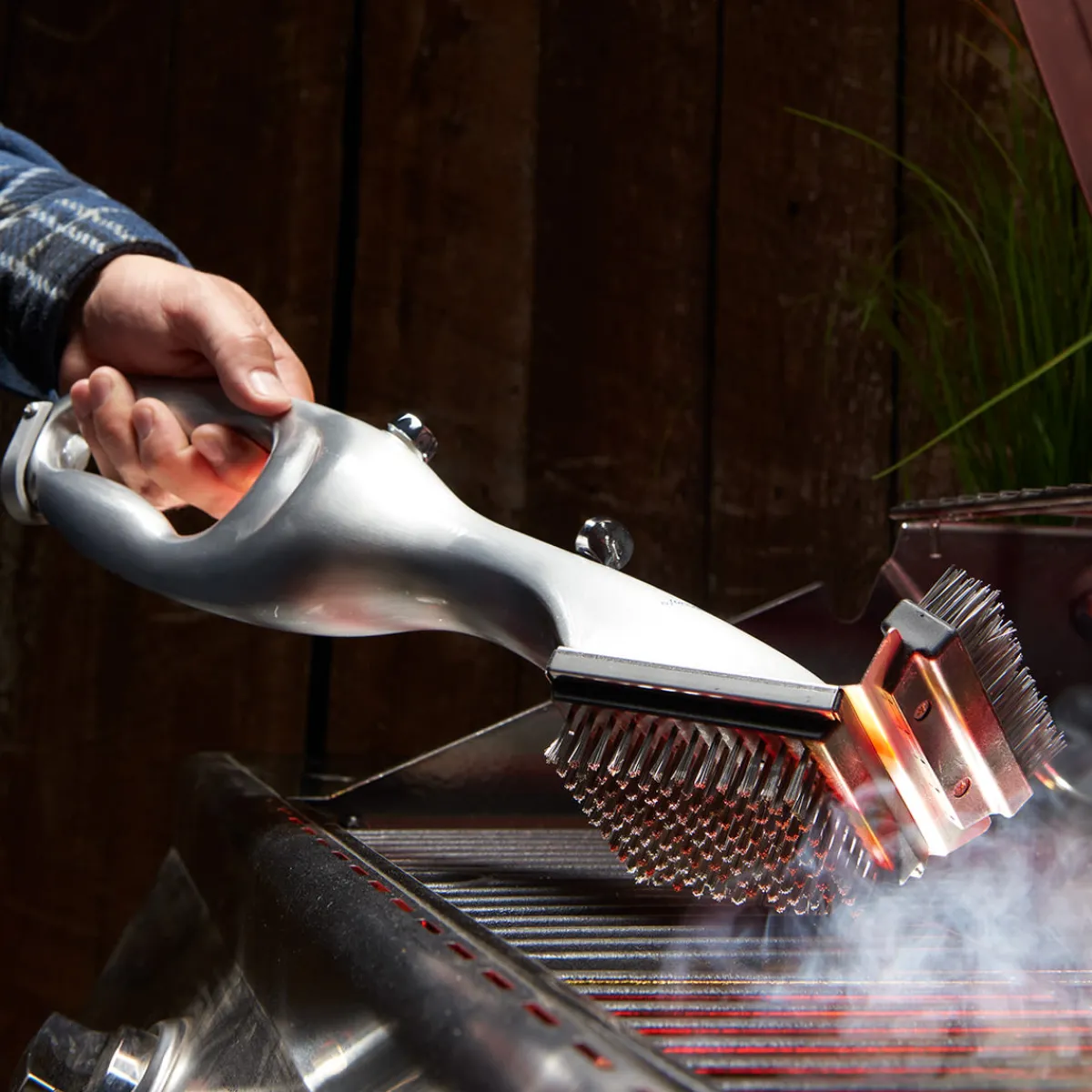Grill Daddy Brush Company Inc Stainless Steel Steam Cleaning Grill Brush