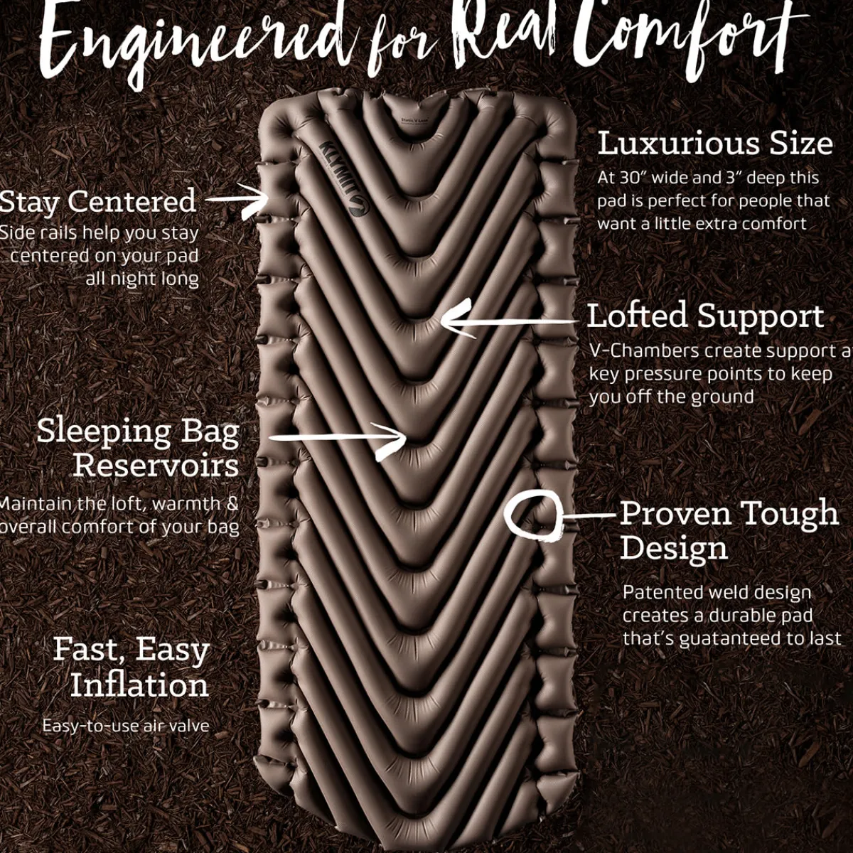 Rightline Gear Static V Luxe Sleeping Pad