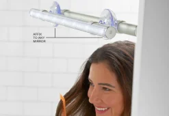 Sharper Image Suction Cup LED Vanity Light