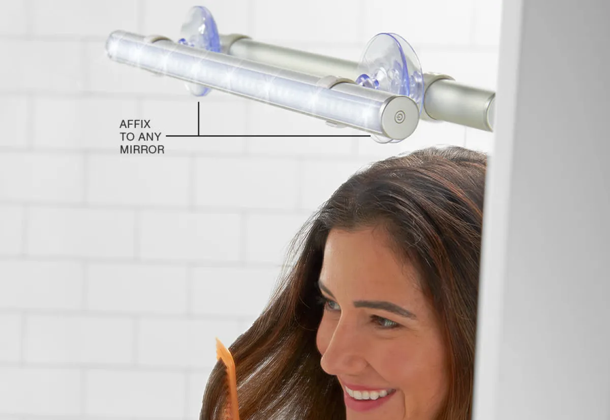 Sharper Image Suction Cup LED Vanity Light