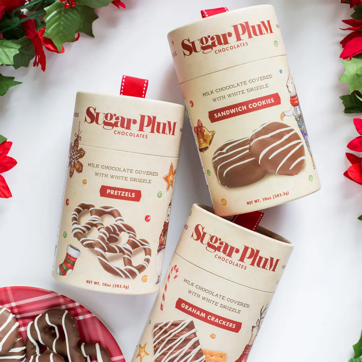 Sugar Plum Inc Sugar Plum Holiday Cheer Chocolate Treat Trio