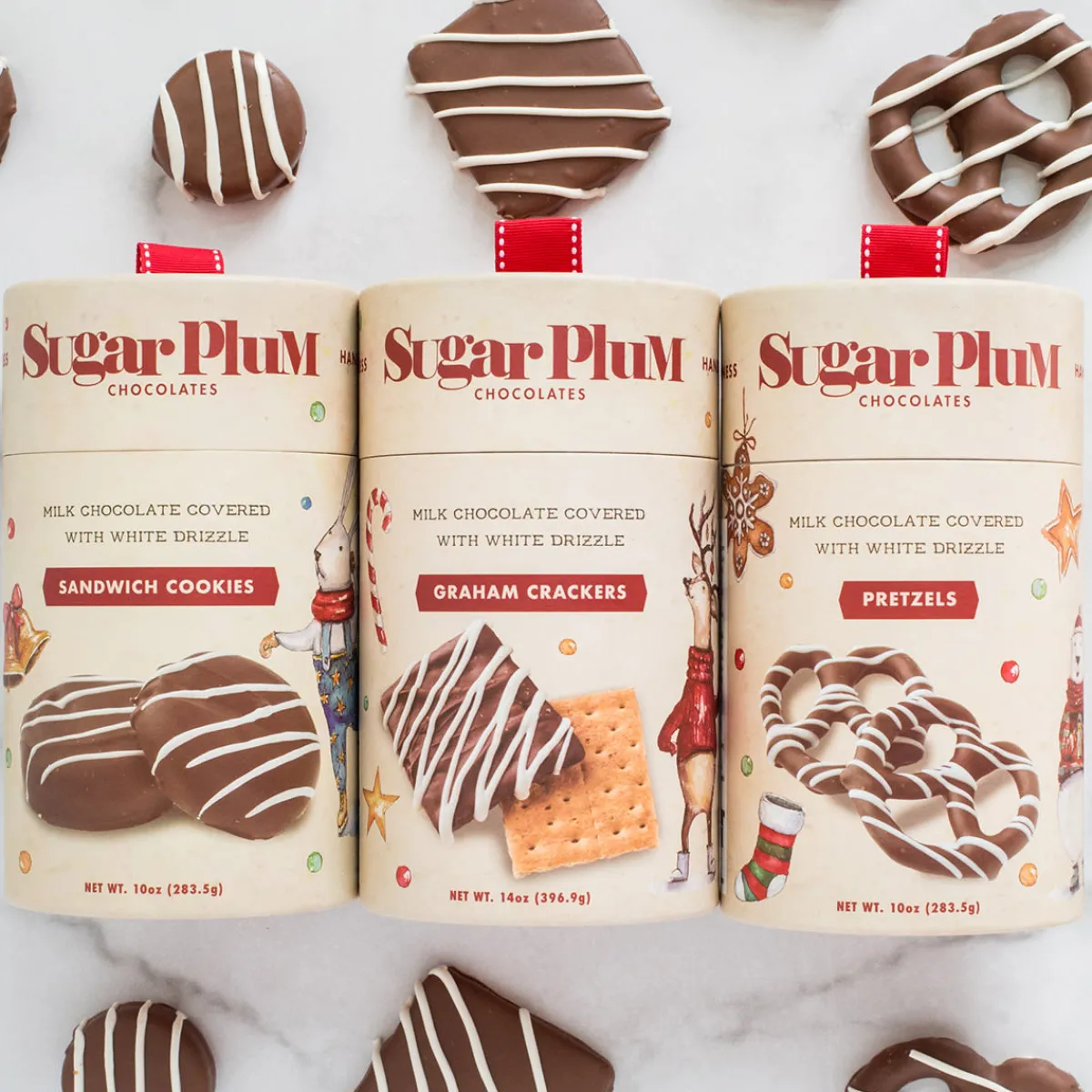 Sugar Plum Inc Sugar Plum Holiday Cheer Chocolate Treat Trio