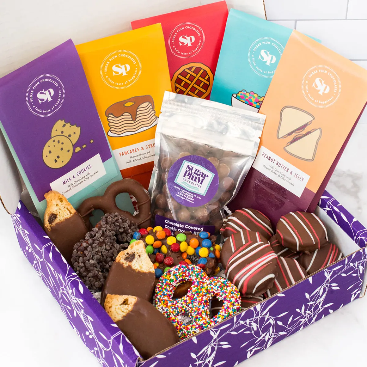 Sugar Plum Inc Sugar Plum Nostalgic Chocolate Bar Gift Box