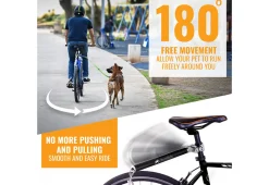 Zadro Inc Swiveling Dog Bike Leash Attachment
