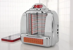 Odash Inc. Tabletop Diner Jukebox Radio with Bluetooth