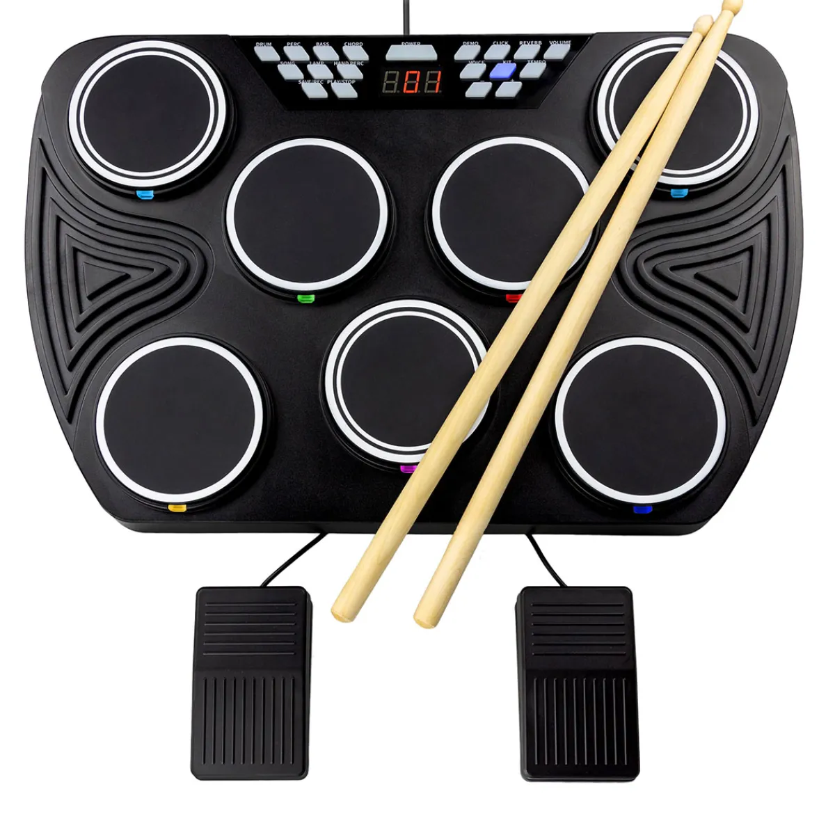 Daylight 24, Inc Tabletop Electronic MIDI Drum Kit