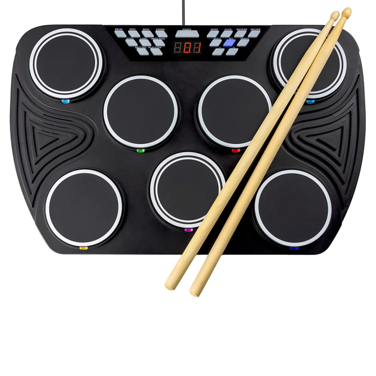Daylight 24, Inc Tabletop Electronic MIDI Drum Kit